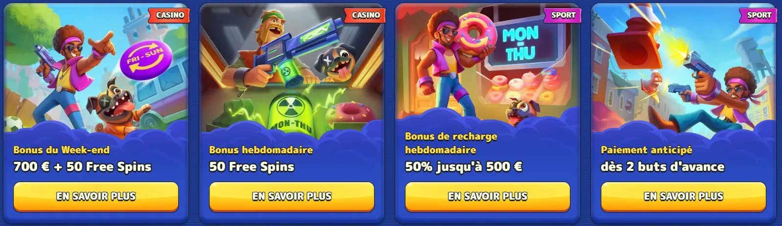 Promotions et offres spéciales du Pistolo Casino