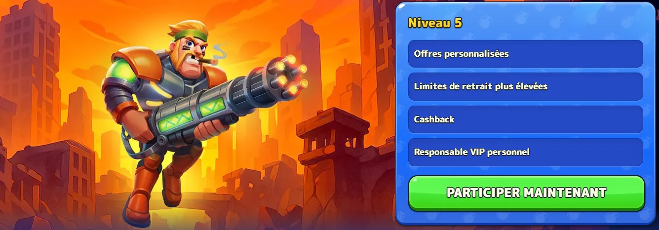 Programme VIP du Pistolo Casino avec récompenses exclusives